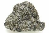 Lustrous Pyrite and Sphalerite Crystals on Quartz - Peru #257278-1